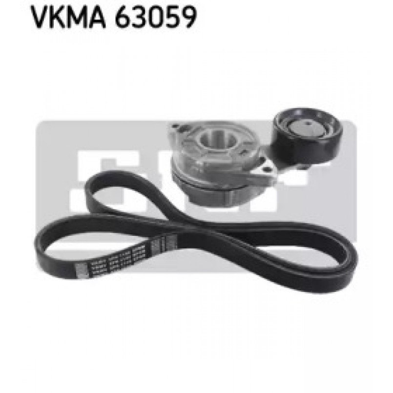 VKMA 63059 SKF Комплект доріжкового ремня (ролик, ремінь)